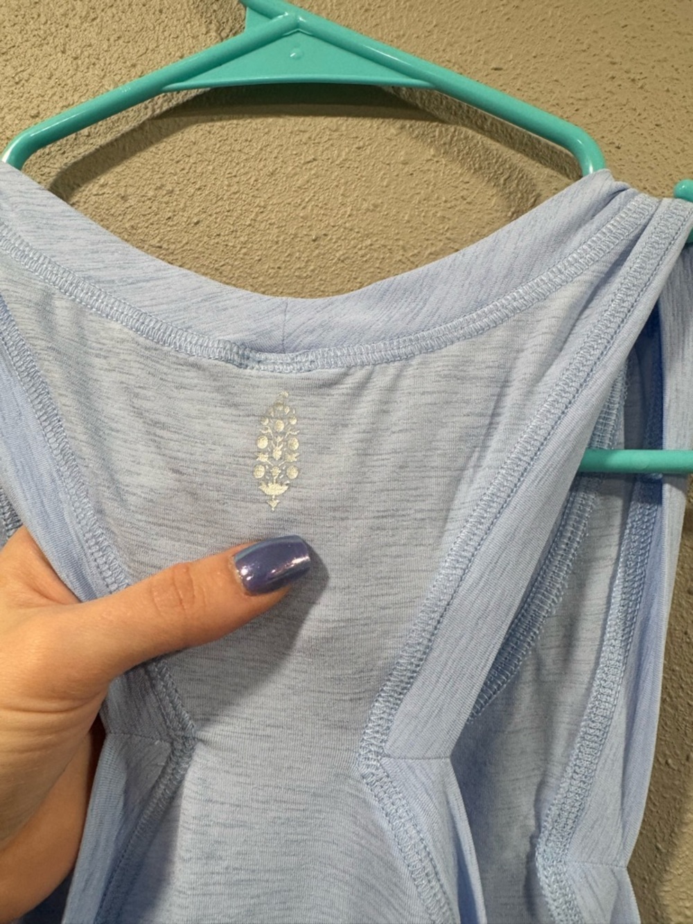 NWT Free People Movement Tank Blue - Picture 5 of 8